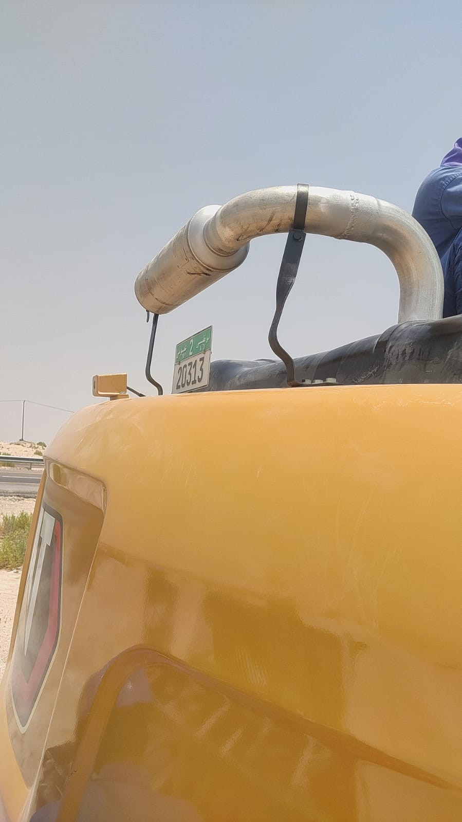 Close view of CAT Excavator